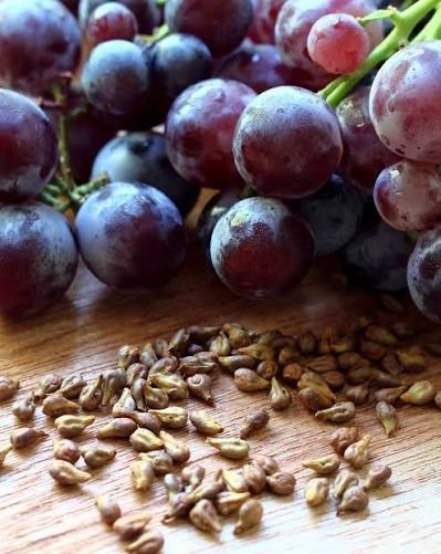 Grapes and grape seeds